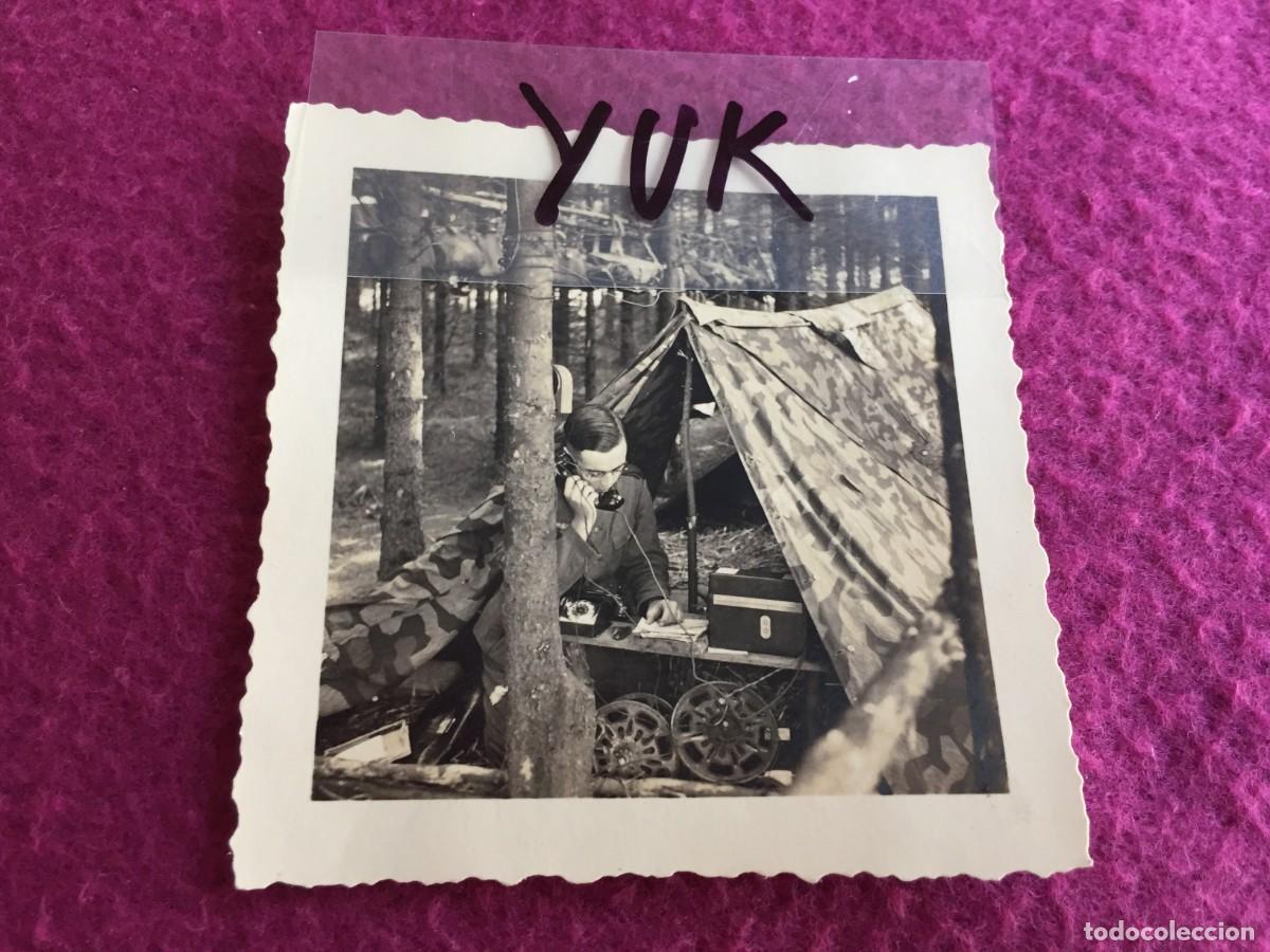 Military Antiques: ** FOTO DE SOLDADO ALEM&Aacute;N DE TRANSMISIONES EN EL FRENTE ** III REICH ** 2&ordf; SEGUNDA GUERRA MUNDIAL **