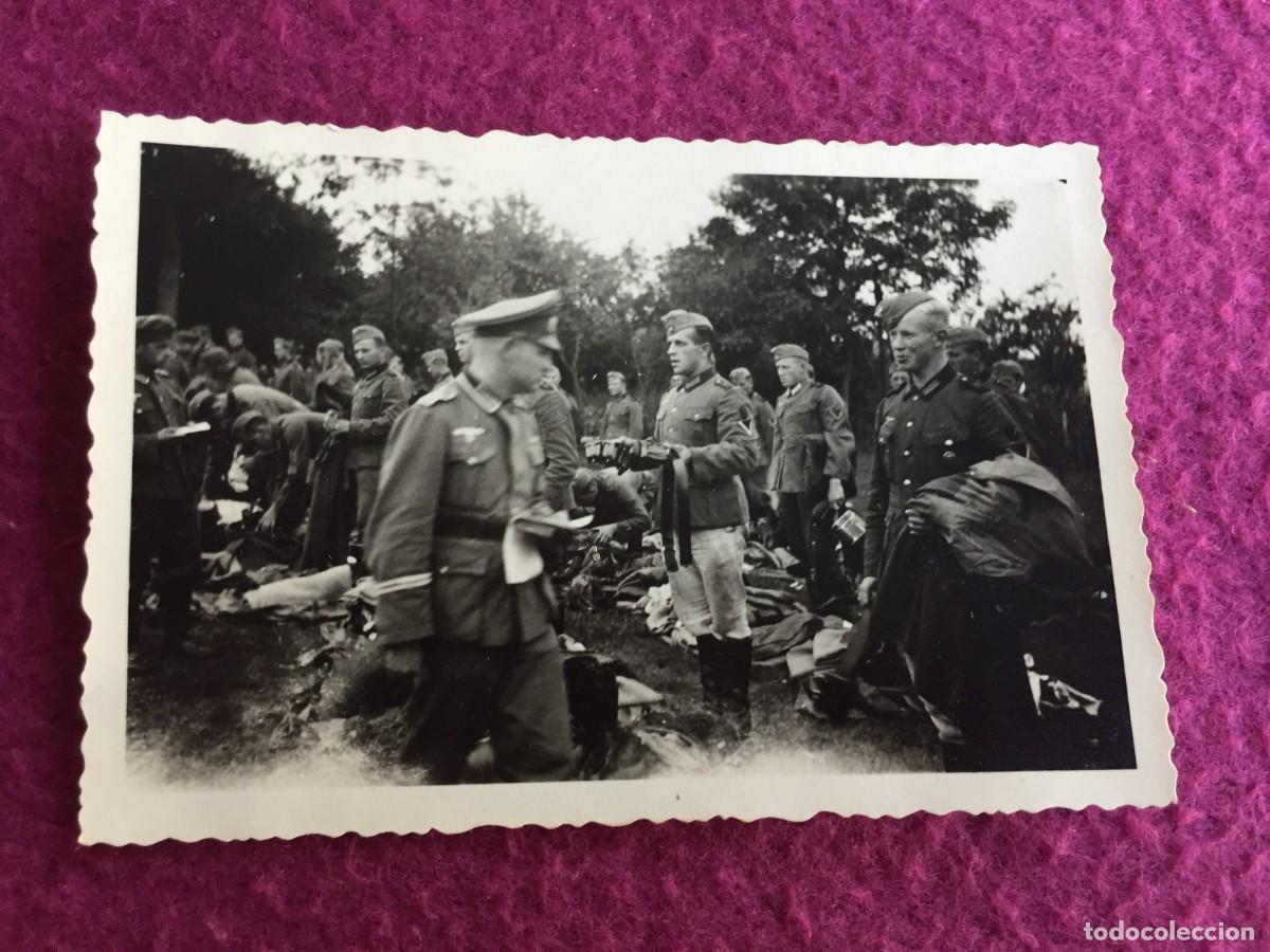 Military Antiques: ** FOTO DE SOLDADOS ALEMANES EN UNA INSPECCION SORPRESA ** III REICH ** 2&ordf; SEGUNDA GUERRA MUNDIAL *