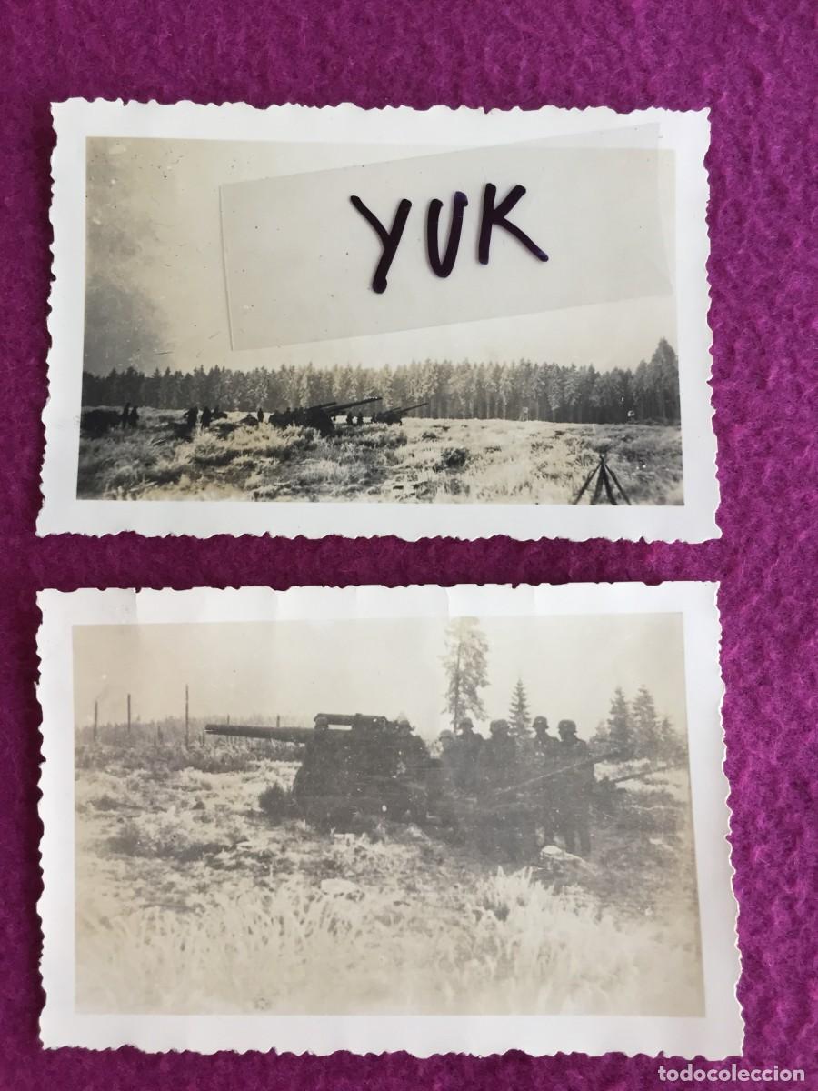 Military Antiques: ***2 FOTOS DE SOLDADOS ALEMANES JUNTO A SUS CA&Ntilde;ONES *** III REICH 2&ordf; SEGUNDA GUERRA MUNDIAL ***