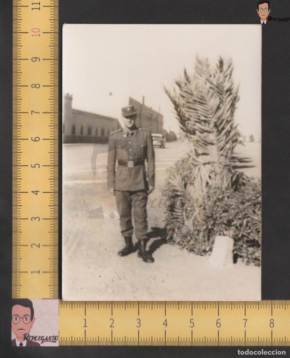 Militaria: SOLDADO ESPA&Ntilde;OL INMEDIACIONES CUARTEL SIDI IFNI / FOTO ANTIGUA A&Ntilde;O 1968 SAHARA OCCIDENTAL