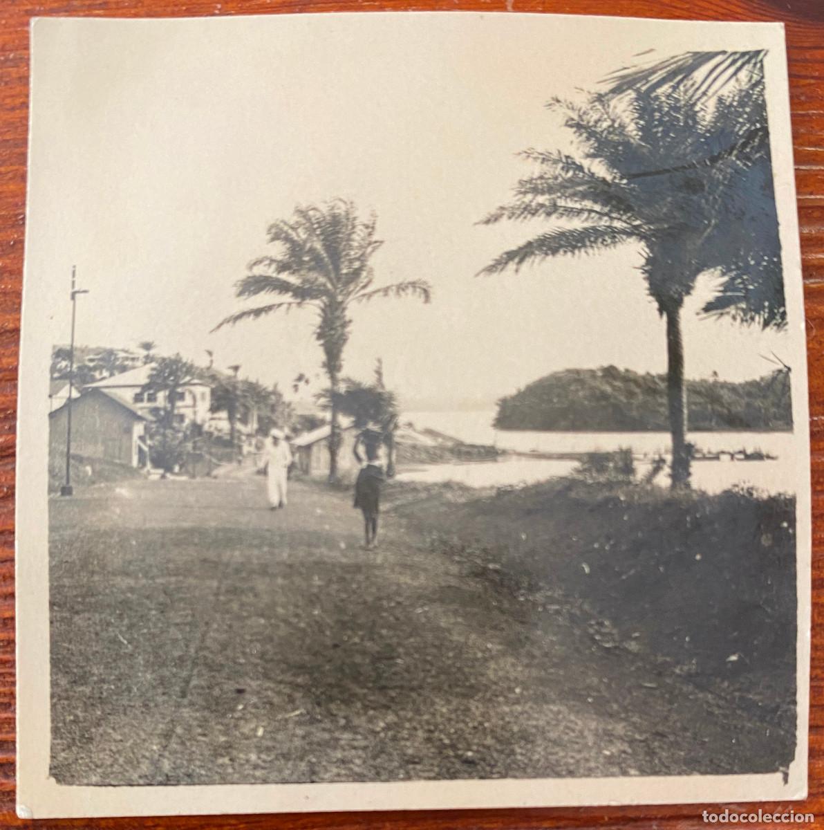 Militaria: FOTOGRAF&Iacute;A DE GUINEA ECUATORIAL, FOTO DEL SERVICIO FORESTAL, A&Ntilde;OS 30, MIDE 6 X 5,5 CMS.