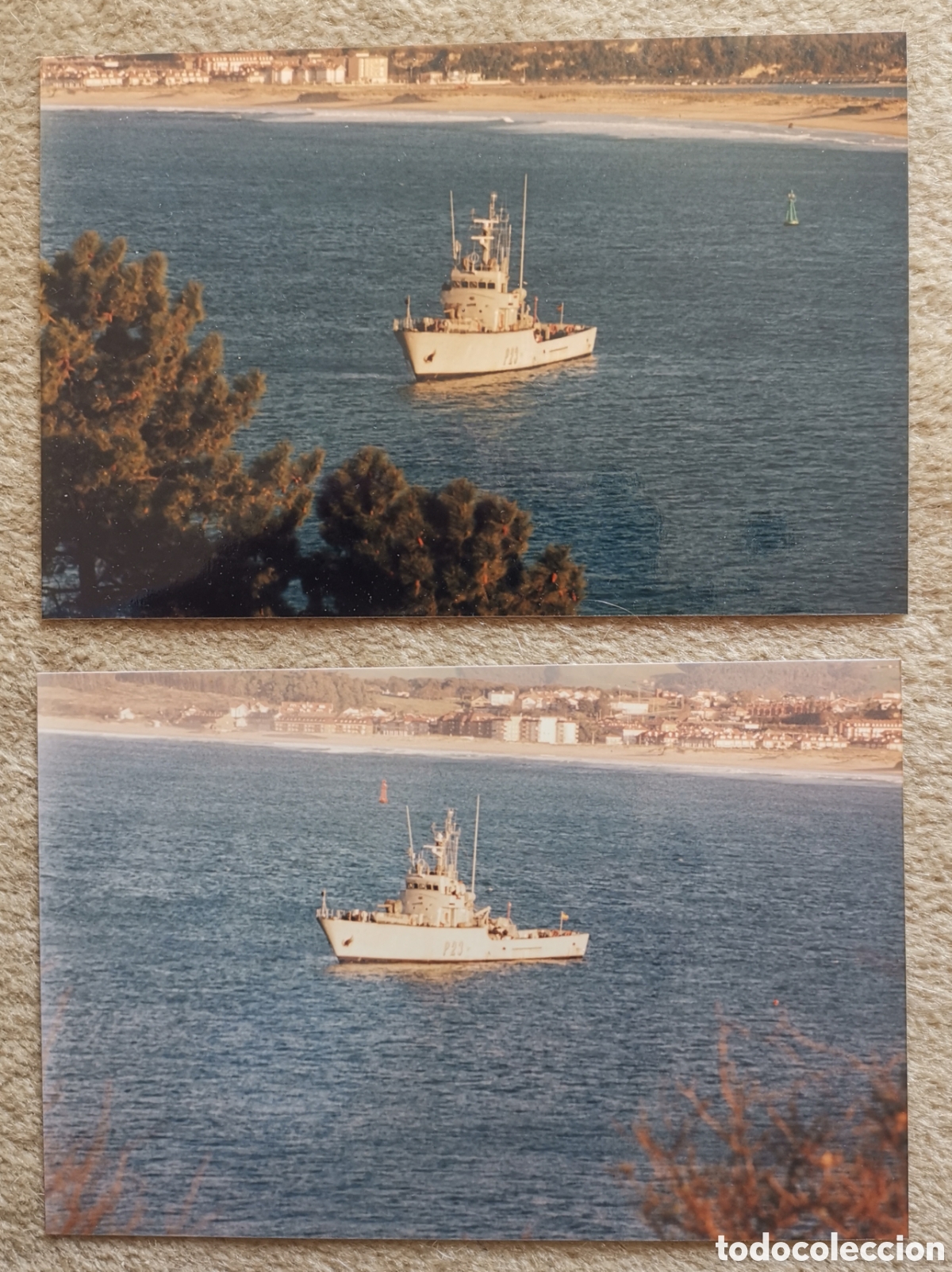 Military Antiques: Lote 2 Fotograf&iacute;as Patrullero Marola P-23 Bah&iacute;a de Santander - Armada Espa&ntilde;ola - Marina Guerra 1996