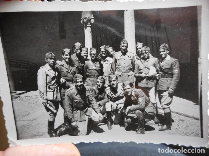 Militaria: ANTIGUA FOTOGRAFIA GRUPO MILITARES POST GUERRA CIVIL BEJAR 1939