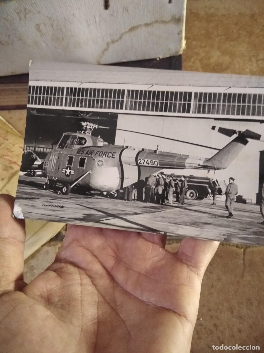 Militaria: Antigua fotograf&iacute;a militar helic&oacute;ptero Ej&eacute;rcito de Estados Unidos U.S Air Force