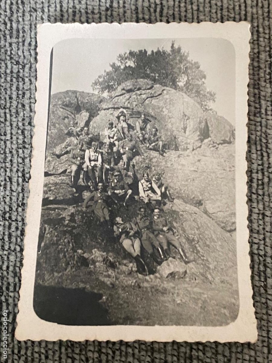 Militaria: ANTIGUA FOTOGRAF&Iacute;A GRUPO MILITAR EPOCA GUERRA CIVIL