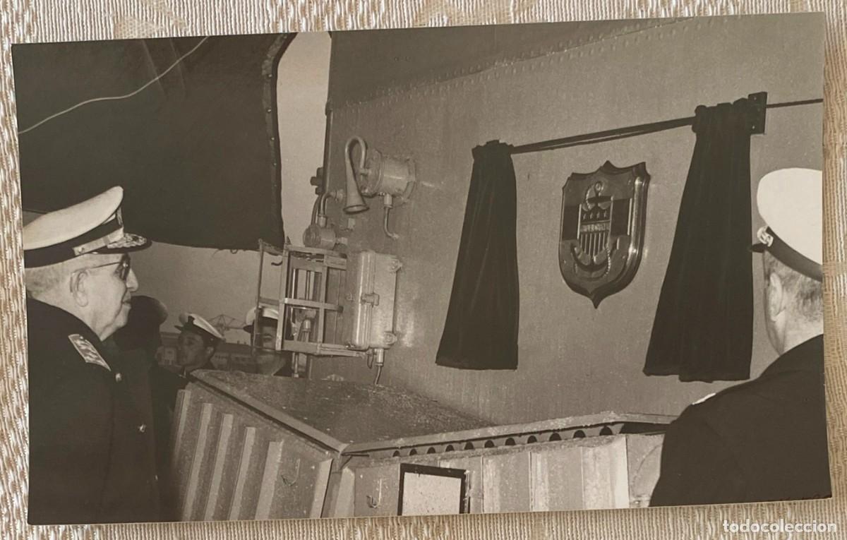 Militaria: FOTOGRAFIA DE ACTO DE ENTREGA A LA MARINA DE LAS FRAGATAS RAPIDAS RAYO Y METERORO, FACTORIA DE EL FE