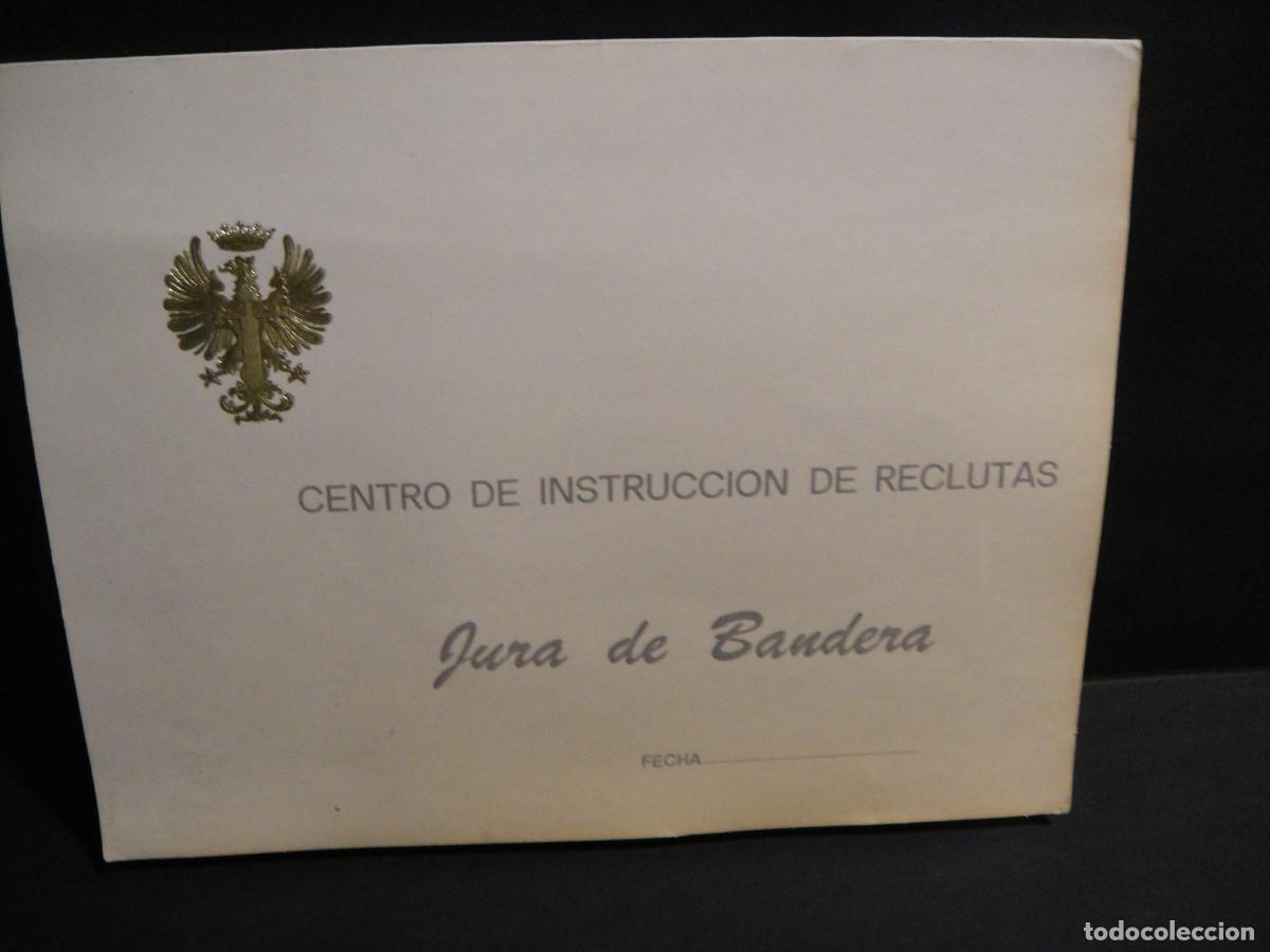 Militaria: jura de bandera c. i. r. n&ordm; 1 , colmenar - carpeta con fotografia