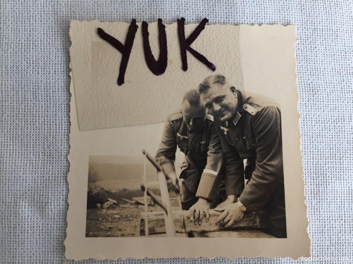 Militaria: ** FOTO DE OFICIALES ALEMANES DE CARPINTEROS * III REICH ** 2&ordf; SEGUNDA GUERRA MUNDIAL ***