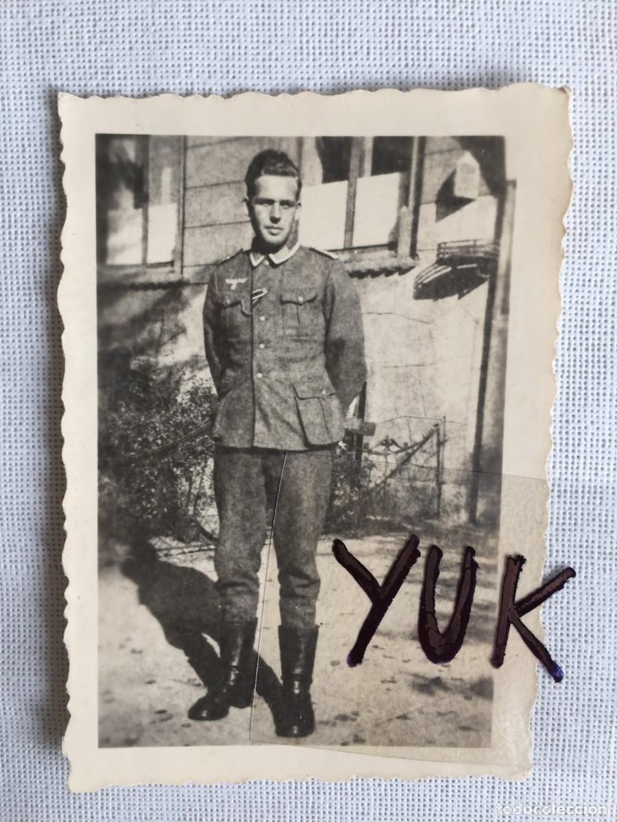 Militaria: *** FOTO FOTOGRAFIA ORIGINAL DE SOLDADO ALEMAN *** 2&ordf; GUERRA MUNDIAL *** III REICH ***