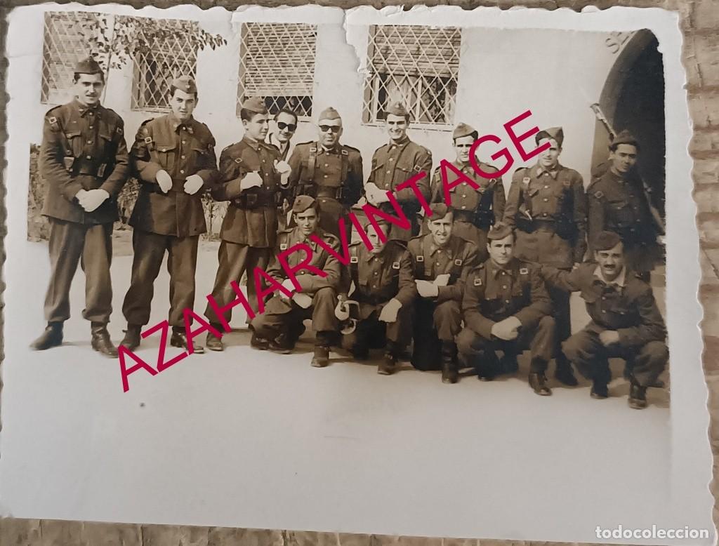 Militaria: ANTIGUA FOTOGRAFIA SOLDADOS DE AVIACION, 80X60MM