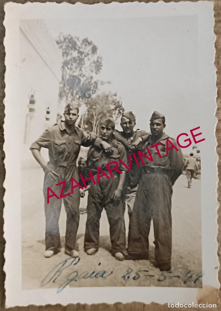 Militaria: MARRUECOS, PROTECTORADO,R`GAIA, REGAIA, 1944, SOLDADOS ESPA&Ntilde;OLES, 60X88MM