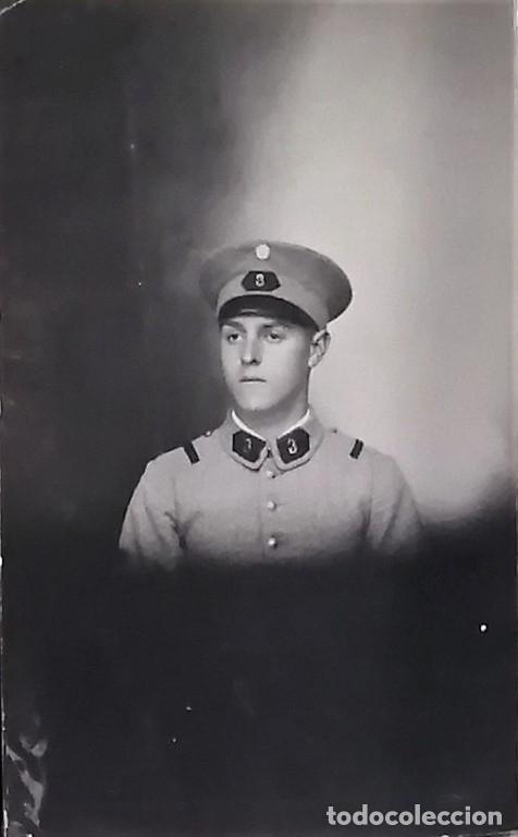 Militaria: Militar argentino principios siglo XX, foto de estudio con sello seco - CLC