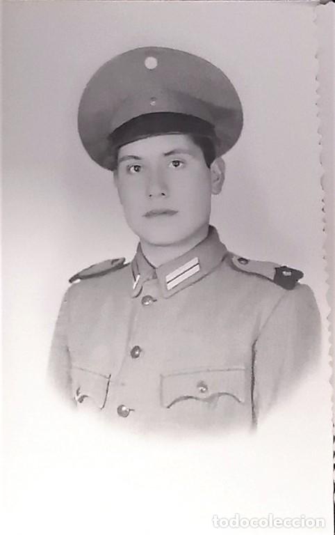 Militaria: Militar argentino, foto estudio, mediados del siglo XX - CLC