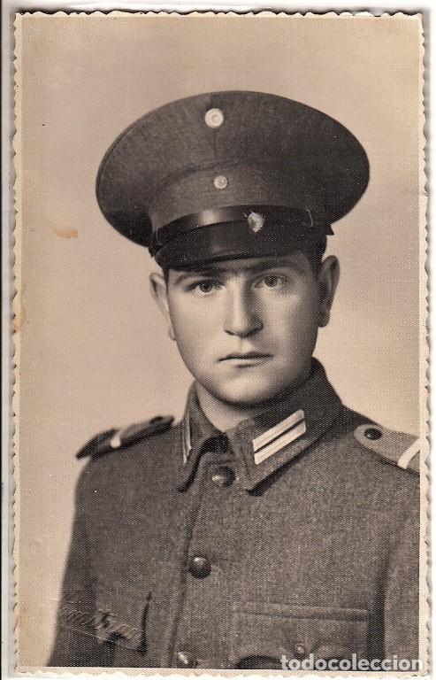 Militaria: Militar argentino, foto estudio mediados del siglo XX - CLC