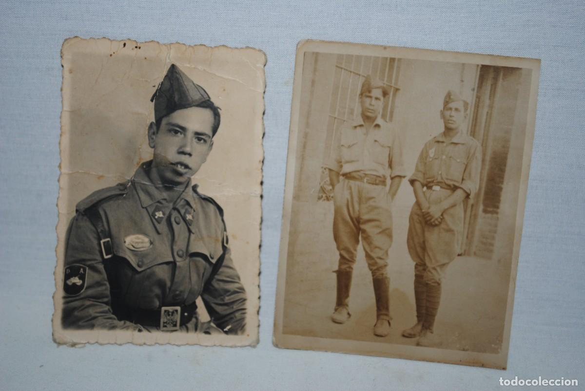 Militaria: SOLDADO DE INFANTERIA ACORAZADA . LOTE DE DOS .