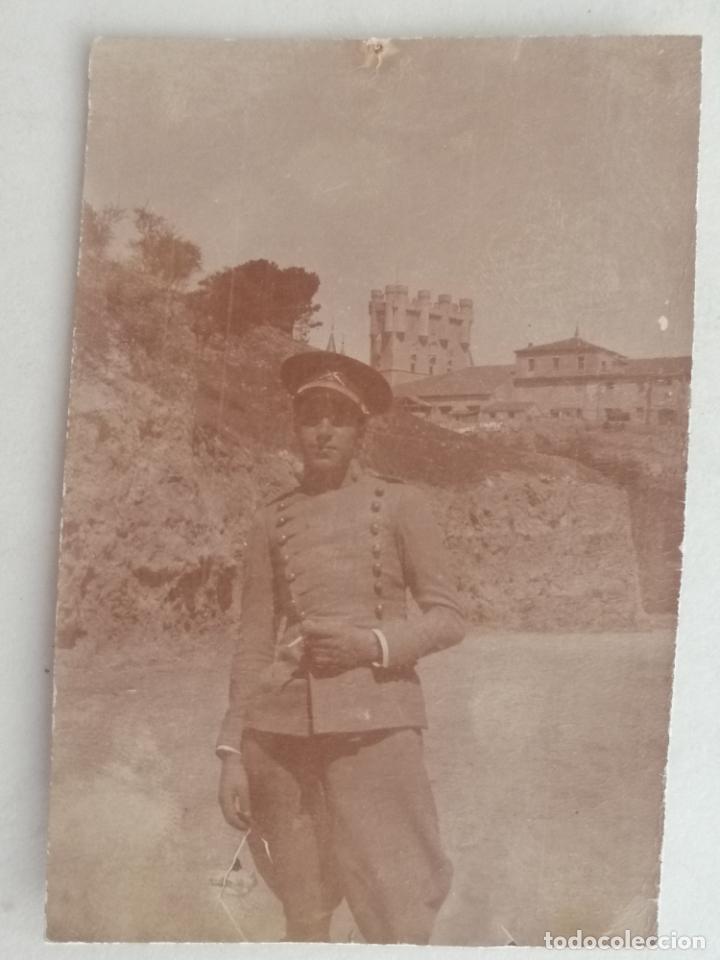 Militaria: ANTIGUA FOTOGRAFIA, MILITAR POSANDO