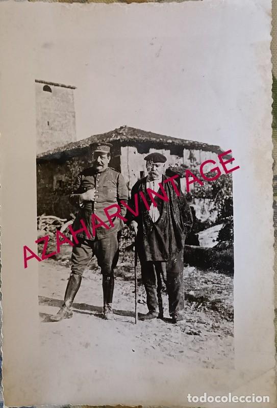 Militaria: ANTIGUA FOTOGRAFIA DE UN OFICIAL DE CABALLERIA, GUERRA DE AFRICA, 105X158MM