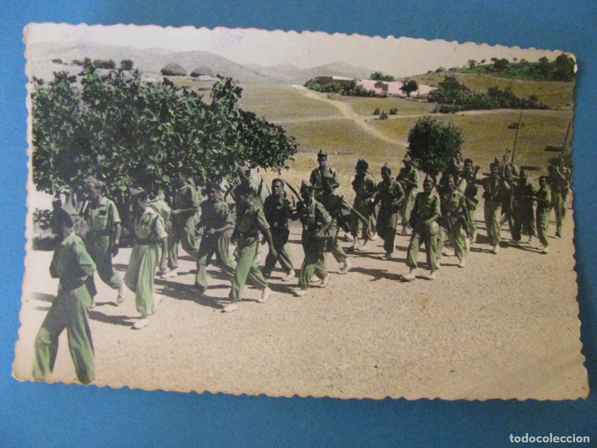 Military Antiques: FOTO LEGIONARIOS. 1954. 13X8,5 CM. FOTOGRAF&Iacute;A COLOREADA.