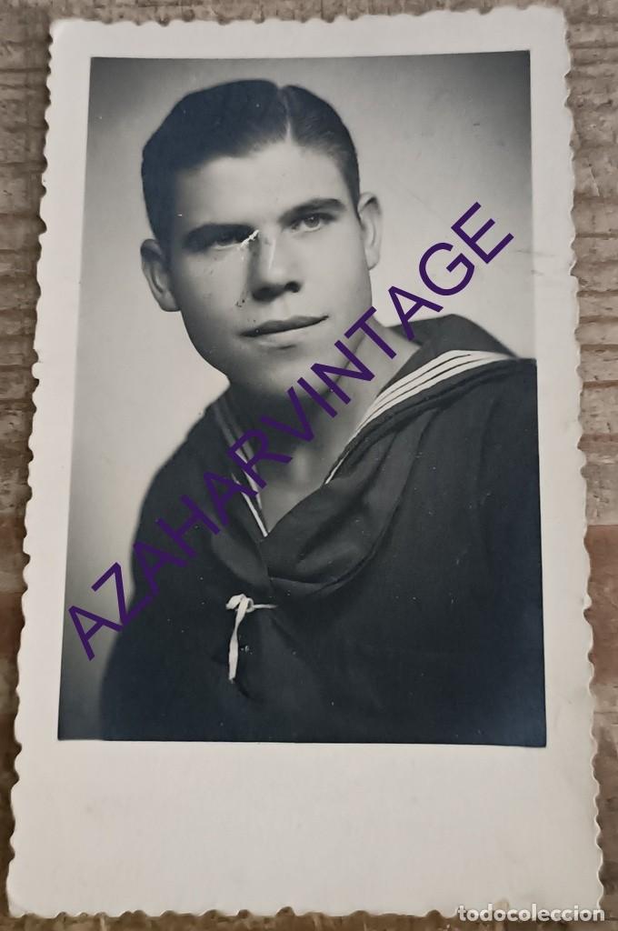 Military Antiques: ANTIGUA FOTOGRAFIA DE UN MARINERO, 60X100MM