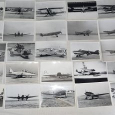 Militaria: LOTE DE 47 FOTOS DE AERONAVES Y AVIONES DEL EJÉRCITO DEL AIRE. AÑOS 60. 18X13 CMS