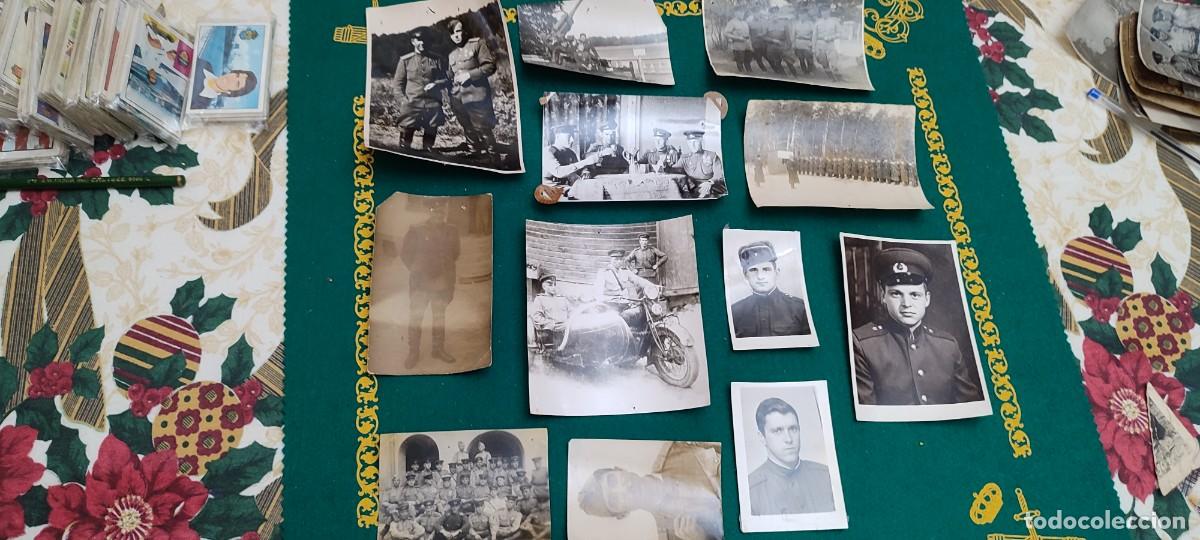 Militaria: Lote fotos fotograf&iacute;as rusas comunistas guerra mundial y posterior
