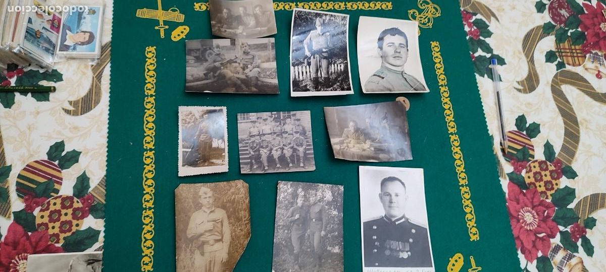 Militaria: Lote fotos fotograf&iacute;as rusas comunistas guerra mundial y posterior