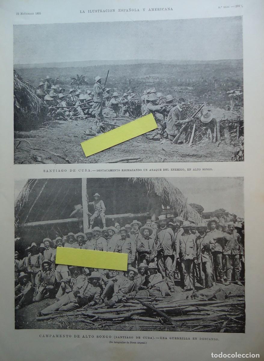 Military Antiques: grabado fotografia 1895 guerra cuba espa&ntilde;a ejercito espa&ntilde;ol militar soldados
