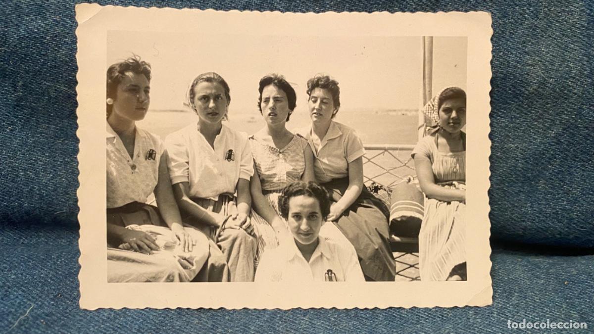 Military Antiques: Fotografia militar MITAD S xx mujeres falange seu 8,5x11,5cms