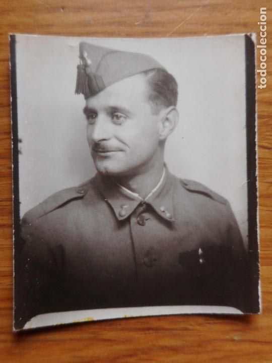 Military Antiques: ANTIGUA FOTOGRAFIA DE MILITAR TIPO FOTOMATON A&Ntilde;OS 30,40?