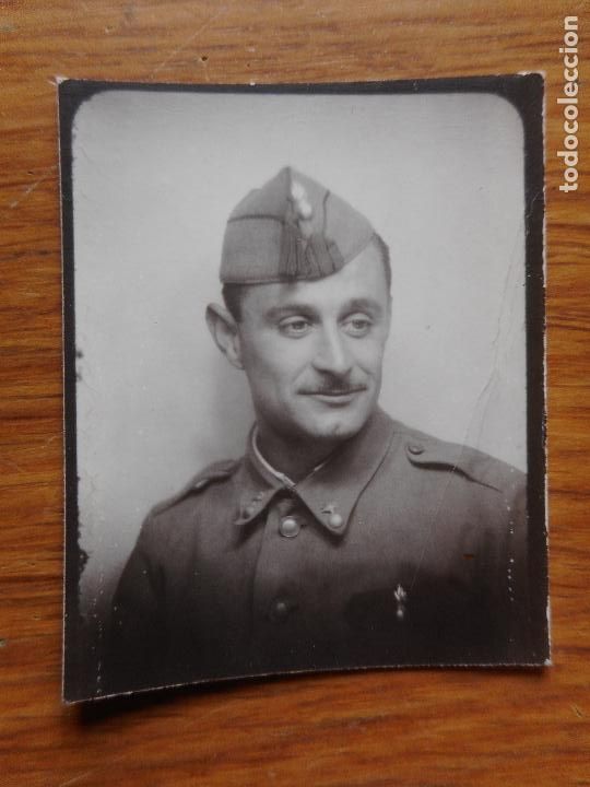Military Antiques: ANTIGUA FOTOGRAFIA DE MILITAR TIPO FOTOMATON A&Ntilde;OS 30,40?