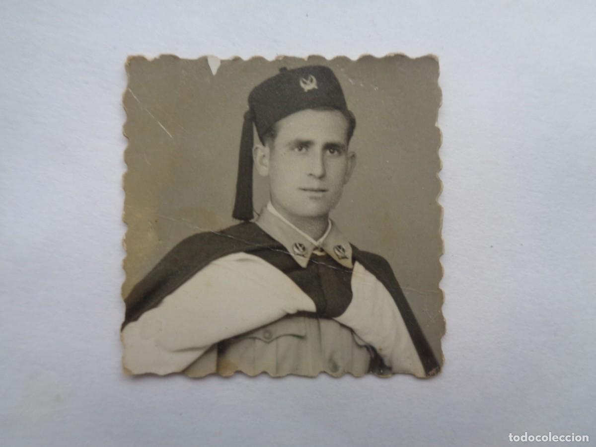 Military Antiques: PEQUE&Ntilde;A FOTO DE MILITAR DE REGULARES CON CAPA Y TARBUSH