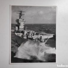 Militaria: FOTOGRAFIA ORIGINAL PORTAAVIONES HMS INVINCIBLE. FOTO ROYAL NAVY