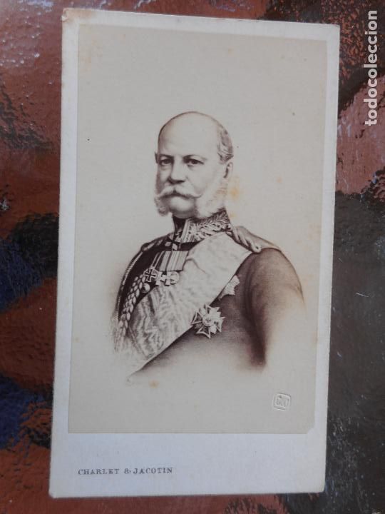 Militaria: ANTIGUA FOTOGRAGIA KAISER EMPERADOR WILHEM WILLIAM I. PHOTO CHARLET & JACOTIN. PARIS