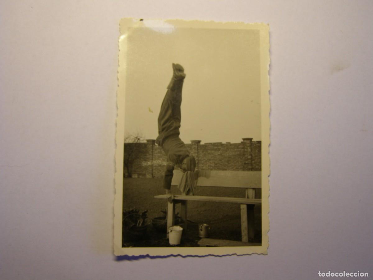 Militaria: Fotograf&iacute;a de soldado aleman , II Guerra Mundial.