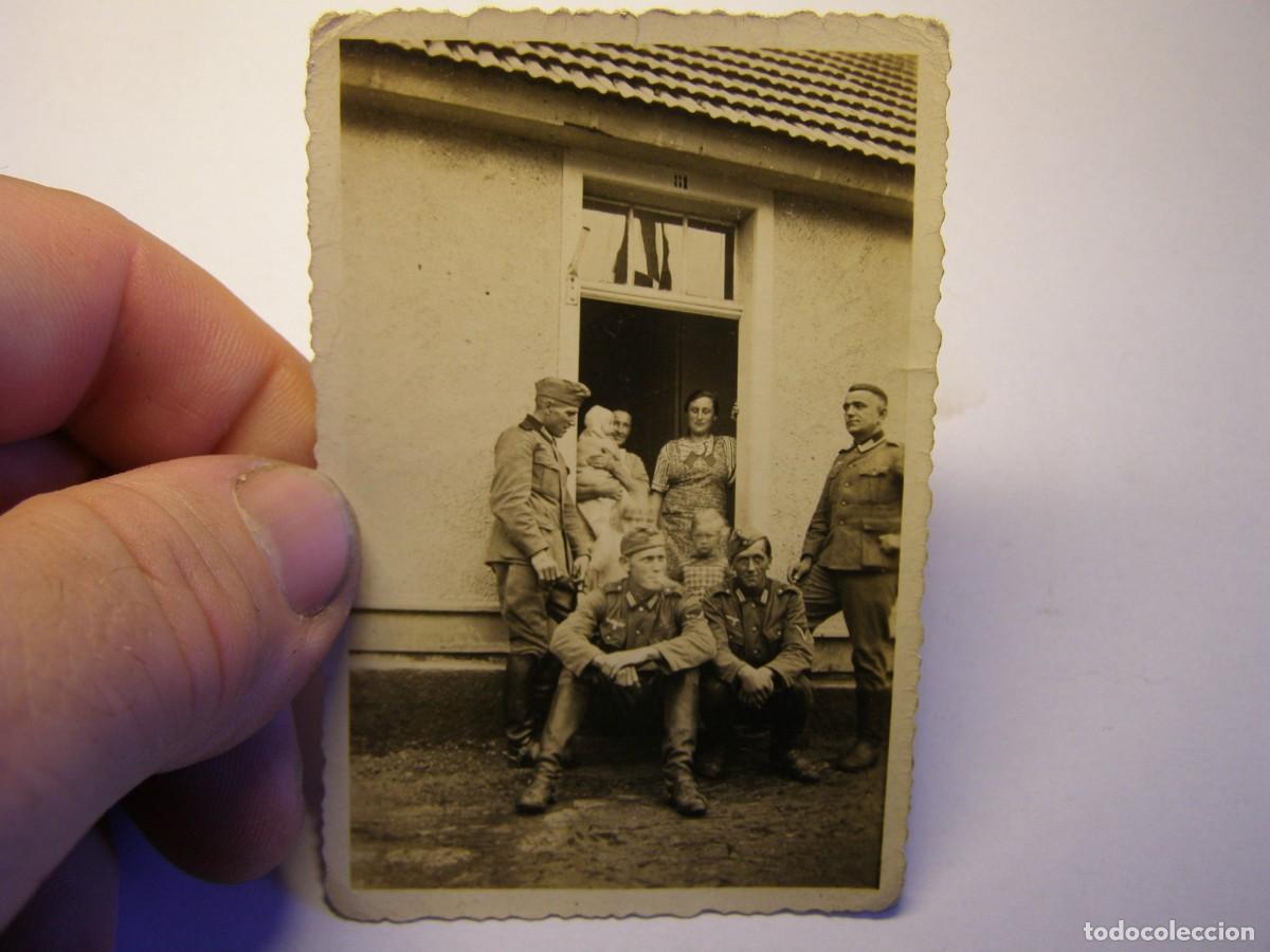 Militaria: Fotograf&iacute;a de soldados alemanes, II Guerra Mundial.