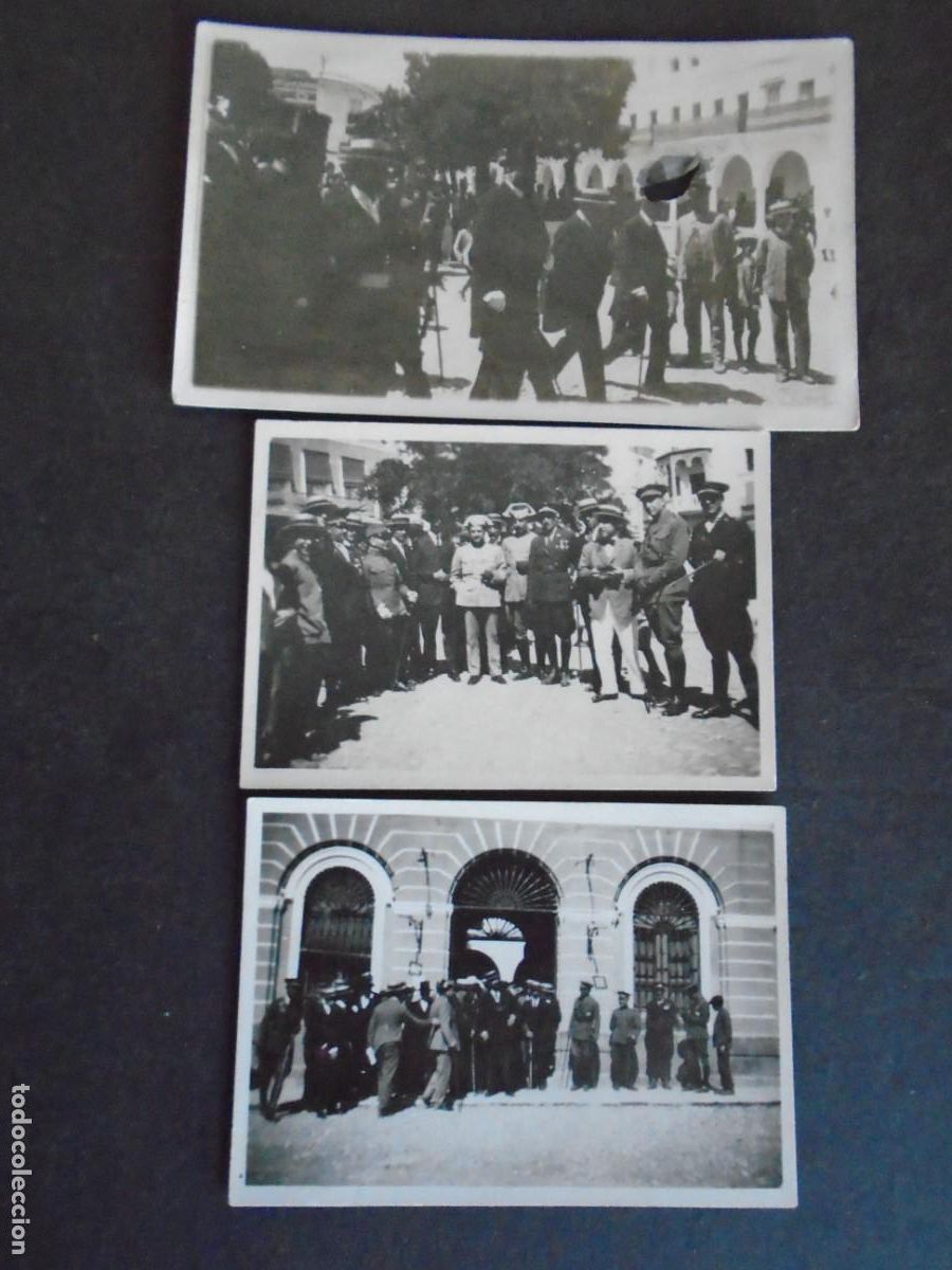 Militaria: (MI-231220)LOTE DE 3 FOTOGRAFIAS DE LLERENA(BADAJOZ) 1921-ARCHIVO CAPELLAN CASTRENSE JESUS MARTINEZ