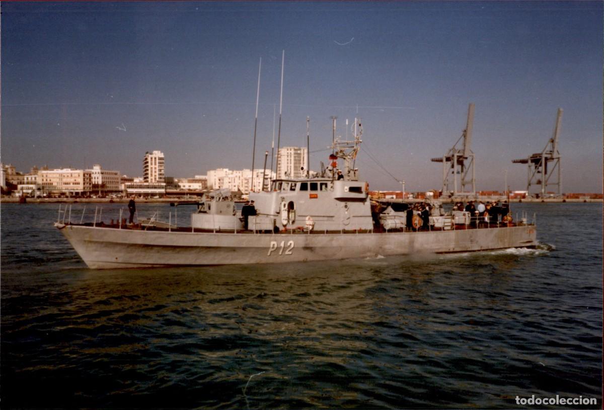 Militaria: P12 Patrullera Laya Maniobras de la Armada Espa&ntilde;ola de guerra en el Golfo de Cadiz A&ntilde;os 80
