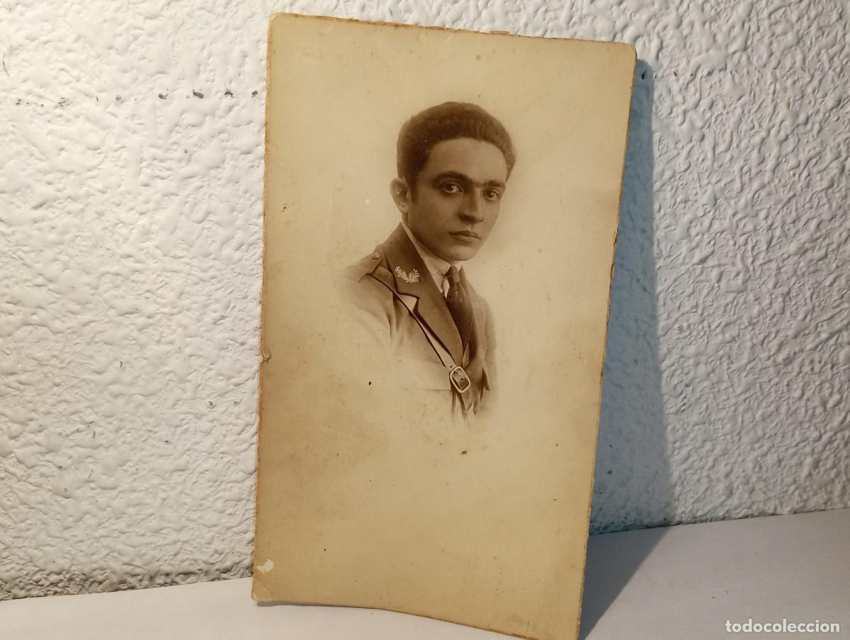 Militaria: ANTIGUA FOTOGRAFIA RETRATO MILITAR DEL CUERPO DE VETERINARIOS A&Ntilde;OS 30