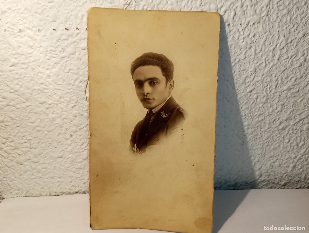 Militaria: ANTIGUA FOTOGRAFIA RETRATO MILITAR DEL CUERPO DE VETERINARIOS A&Ntilde;OS 30