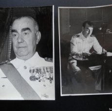 Militaria: LUIS CARRERO BLANCO, 6 FOTOGRAFÍAS + 1 CARICATURA + 2 DIBUJOS ORIGINALES DE ÉPOCA