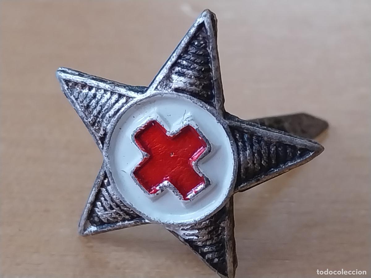 Militaria: ESTRELLA CRUZ ROJA 1,7 CM ORIGINAL MILITAR