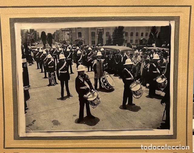Militaria: ANTIGUA FOTOGRAFIA DE BANDA DE MUSICA DE LA POLICIA SIN IDENTIFICAR