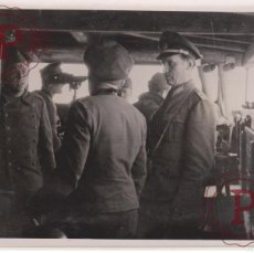 Militaria: DEUTSCHER GELEITZUG NORDMEER EINSATZBESPRECHUNG KRIEGSMARINE FOTO DE PRESSE WW2 WWII WORLD WAR 2 W