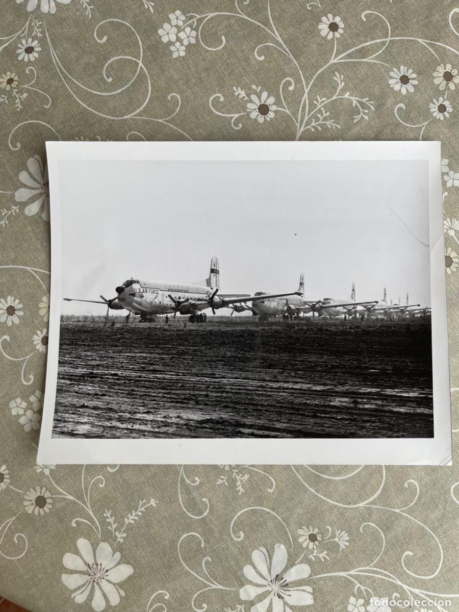 Militaria: TERREMOTO CHILE AYUDA 1960 AVIONES USA AIR FORC&Eacute; H&Eacute;LICES FOTO ANTIGUA ORIGINAL ARCHIVO