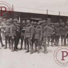 Militaria: AMERICANS IN FRANS US USA HOSPITAL STAFF 22*16CM BRITISH WESTERN FRONT GUERRE WW1