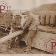 Militaria: BATTLE LANGEMARCK 1917 BIG SHELLS GUNNERS OF THE ROYAL GARRISON ARTILLERY LANGEMARK 21*16CM WESTERN