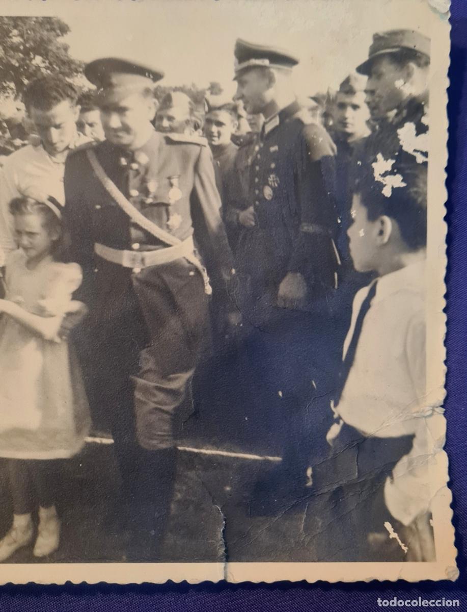 Militaria: Espa&ntilde;a- Alemania. Foto del partido de la Divisi&oacute;n Azul ?.... Foto a&ntilde;os 40as.