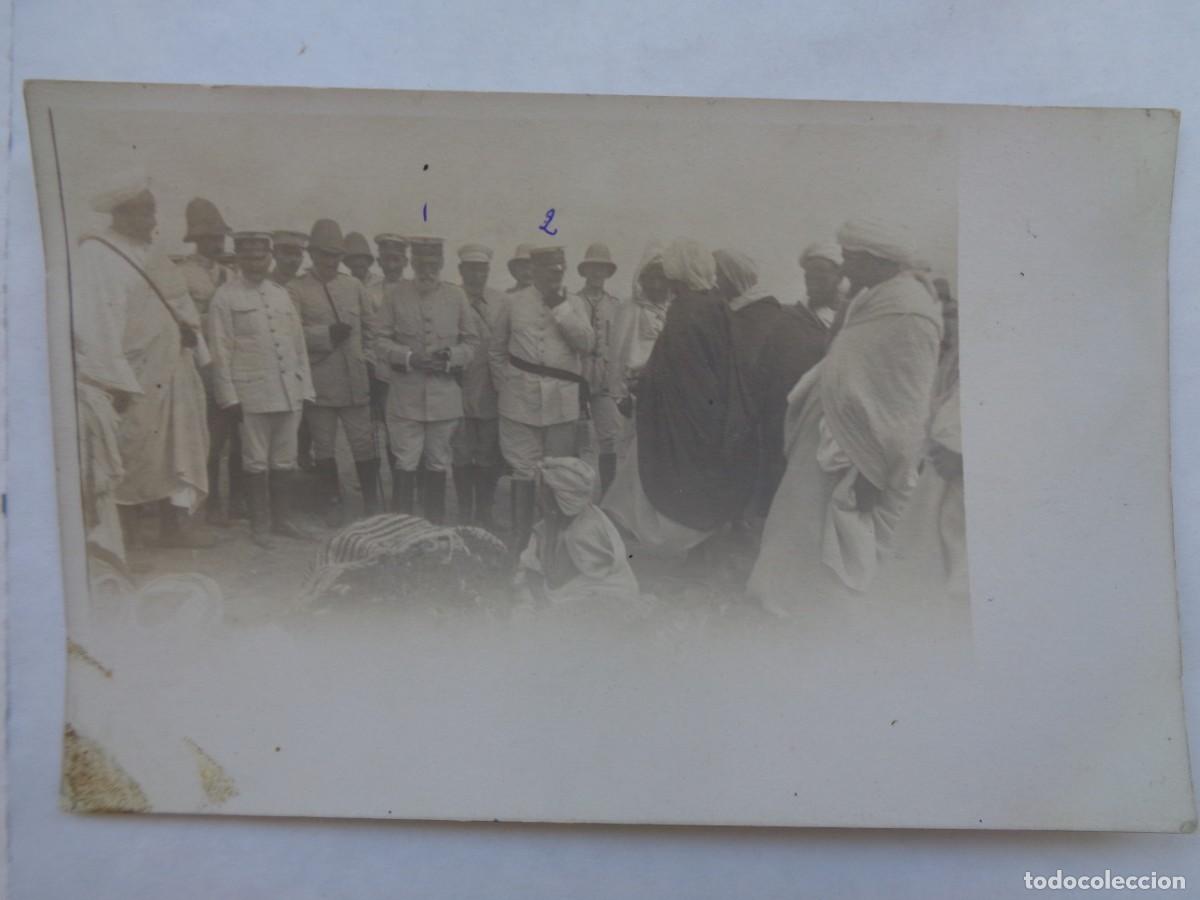 Military Antiques: GUERRA DE AFRICA : GENERALES LUQUE Y ALDAVE (?) EN EL ZOCO EL HAD