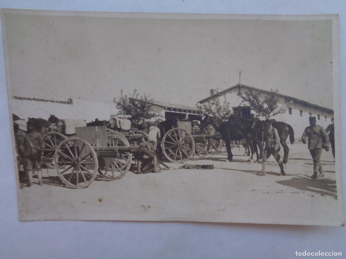 Military Antiques: GUERRA DE AFRICA : FOTO DE MILITARES DE ARTILLERIA Y CA&Ntilde;ONES SCHNEIDER