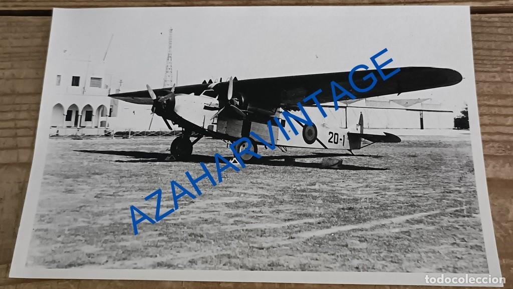 Militaria: AVIACION, ANTIGUA FOTOGRAFIA AVION A IDENTIFICAR, SACADA DEL CLICHE ORIGINAL, 17X11 CMS